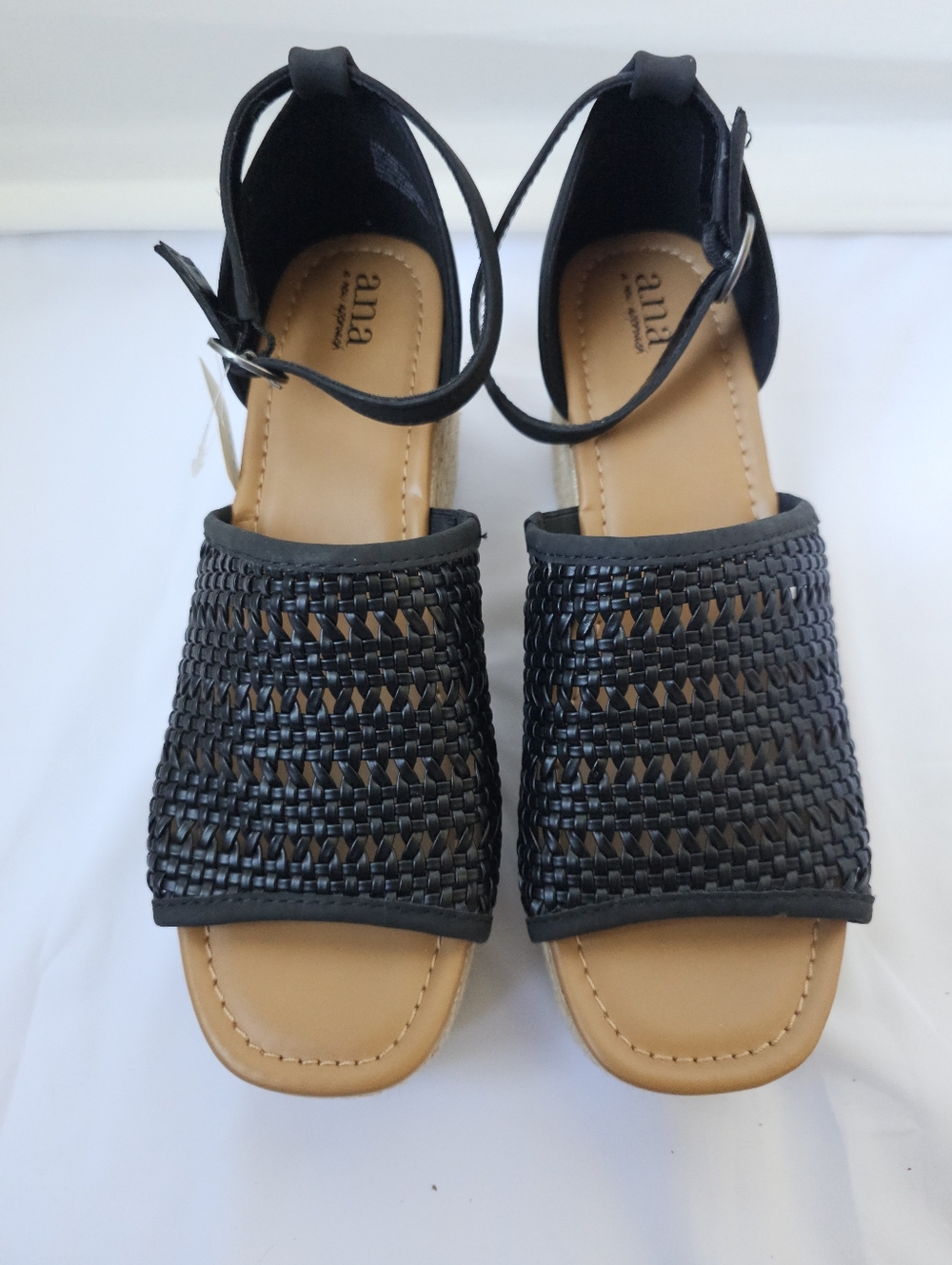 A.N.A. Espadrille Platform Wedge Sandals with Dyed Platform – Size 10 - Picture 3 of 16